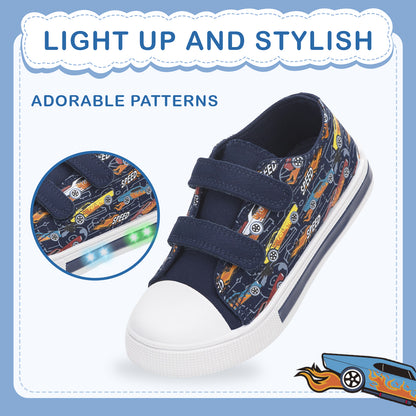 Light Up Dual Straps Sneakers