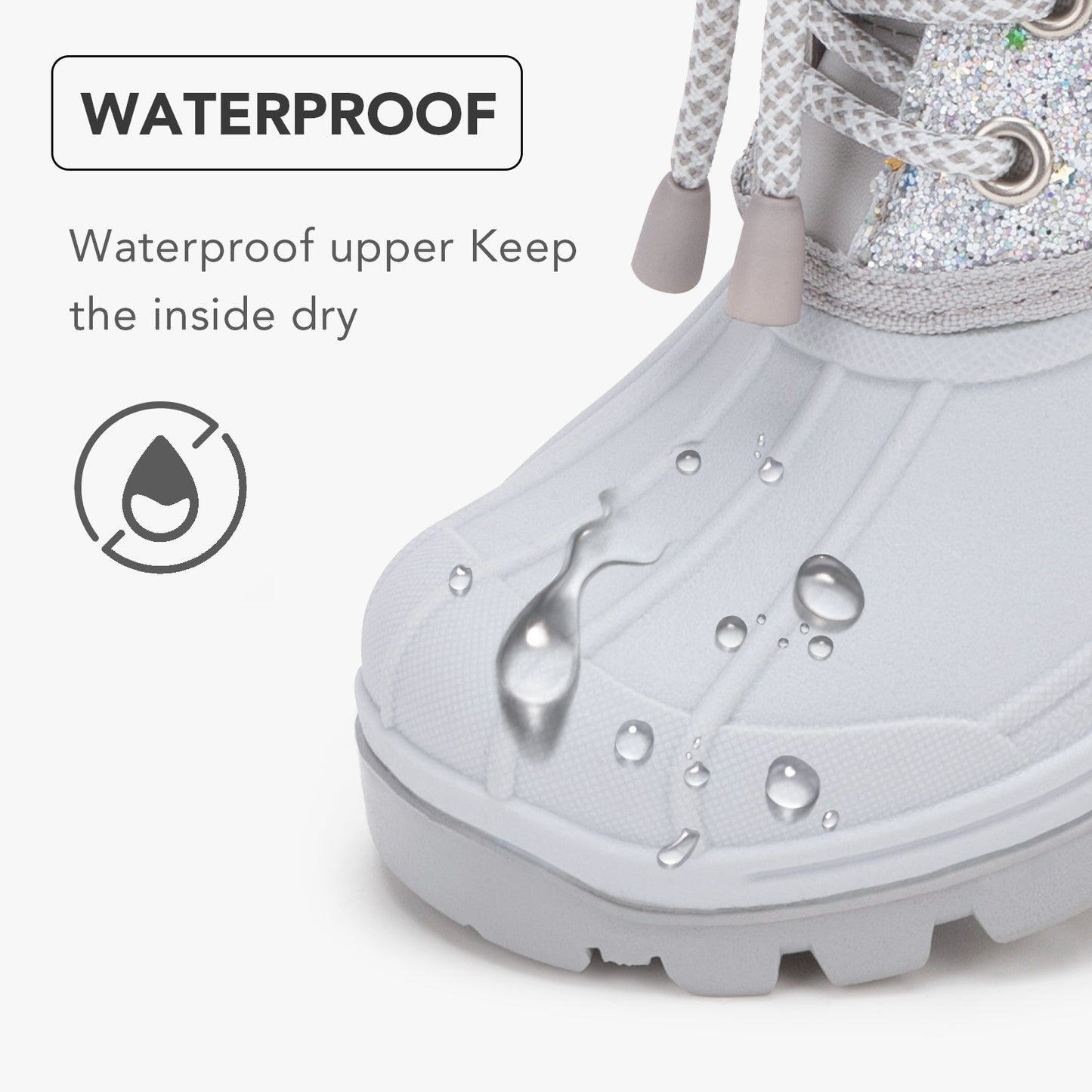 toddler boy gray winter snow boots
