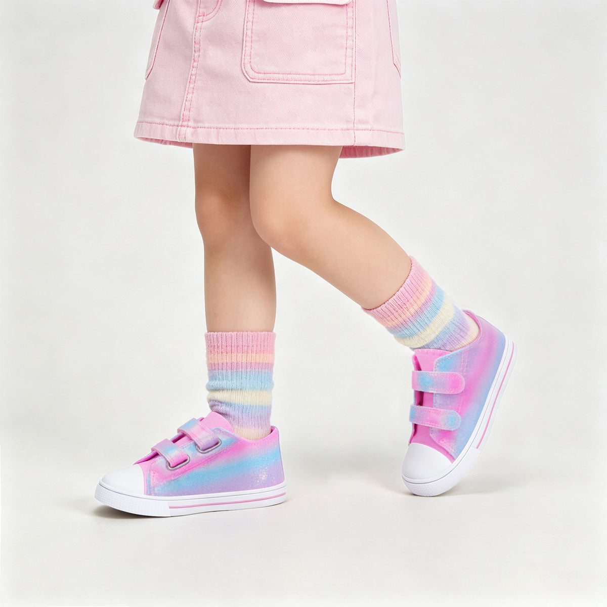 dual straps kids toddler walking shoes - funcoo