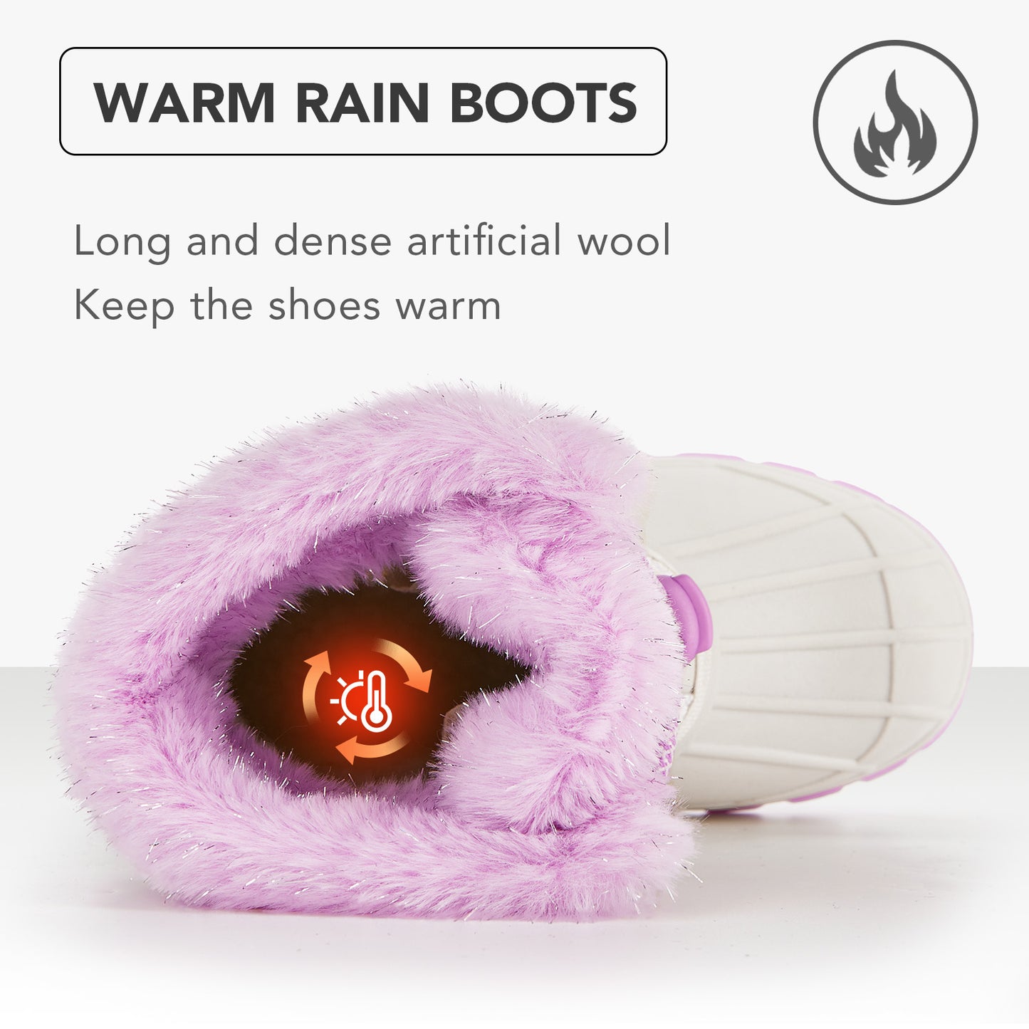toddler girls white glitter winter snow boots