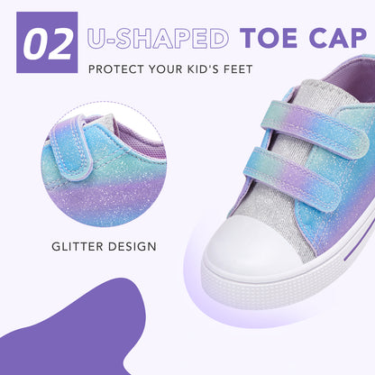 Dual Straps Kids Toddler Walking Shoes
