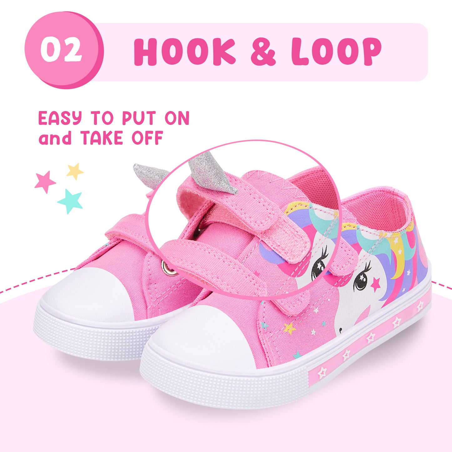 light up dual straps canvas shoes - funcoo