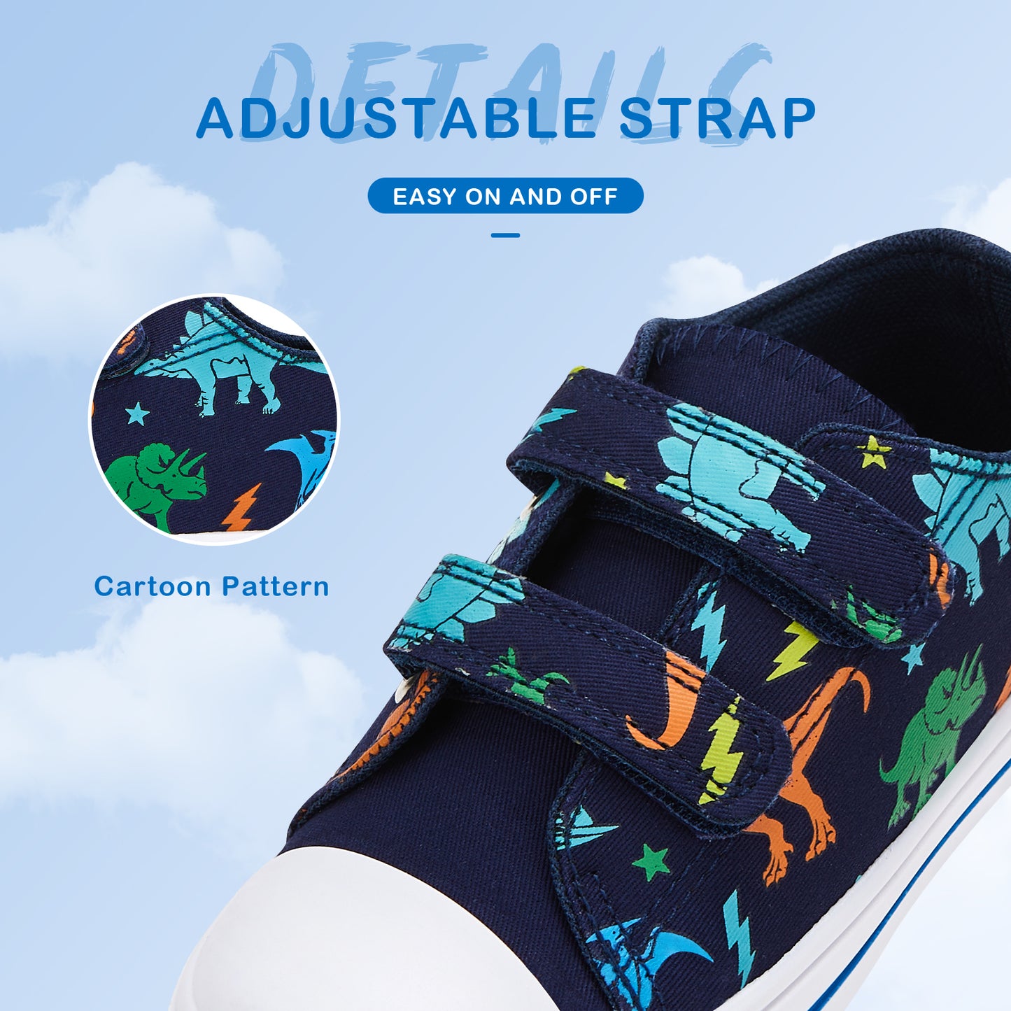 dual straps kids toddler walking shoes - funcoo