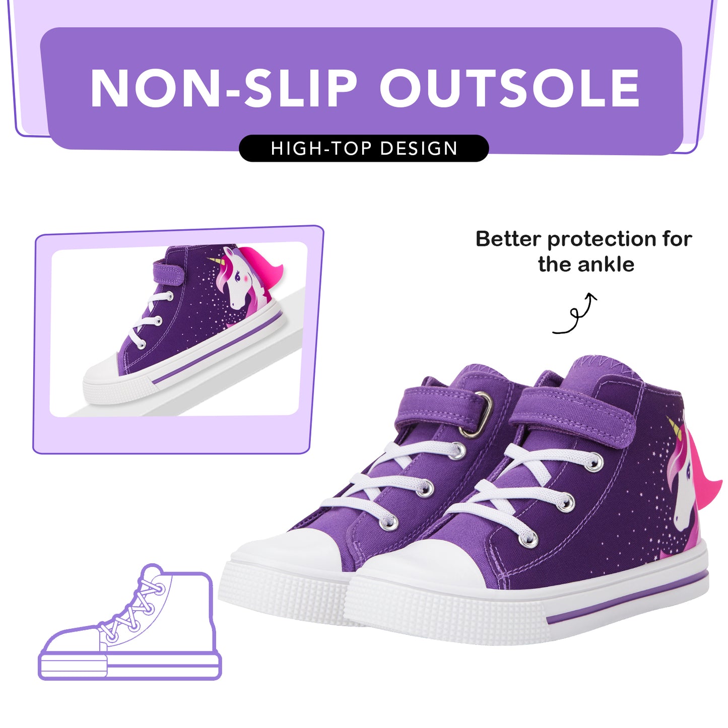 children's high top sneakers