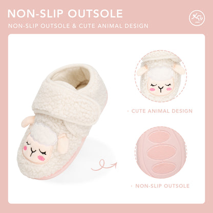 White Sheep Warm Non-Slip House Slippers