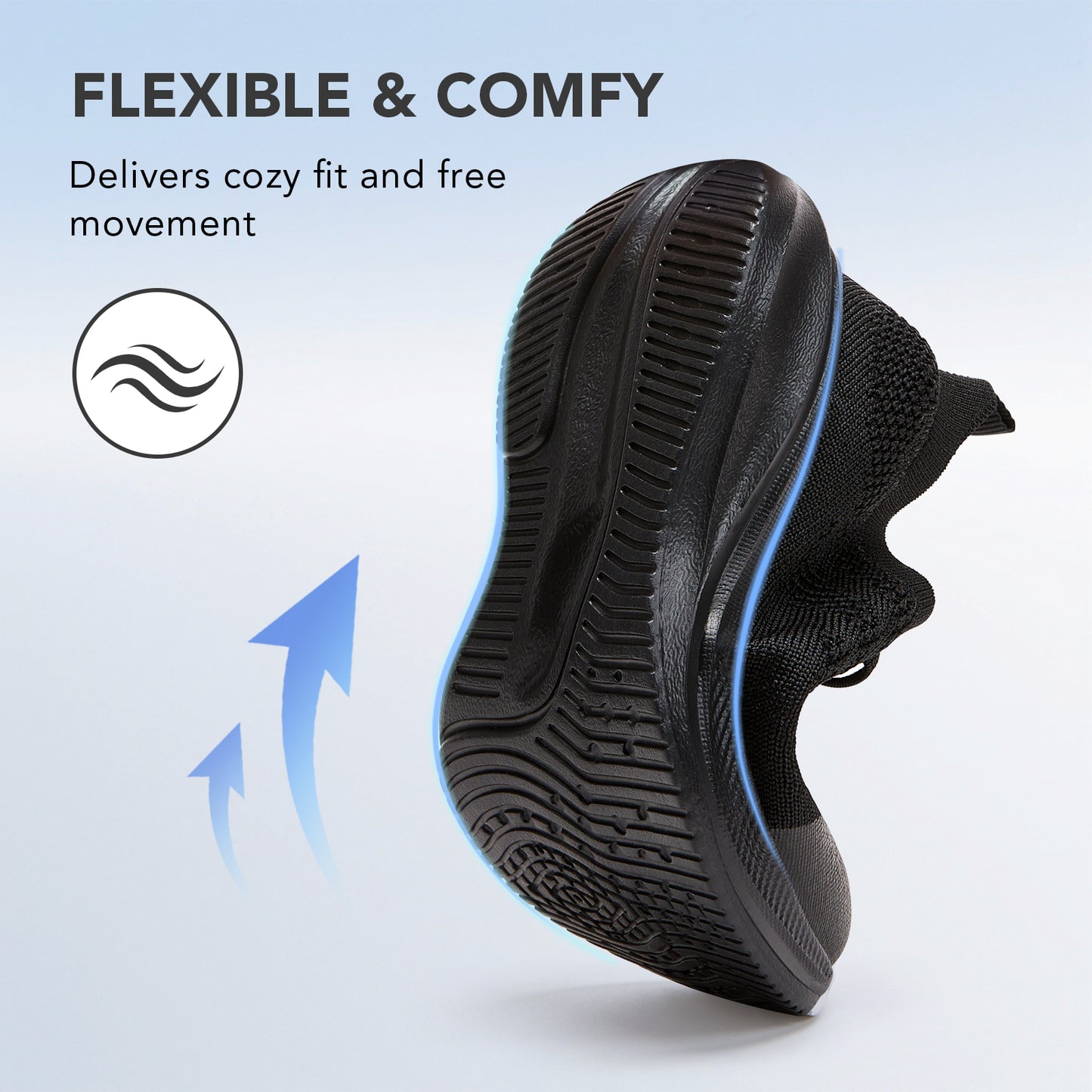boys girls shoes unisex kids slip on school sneakers black