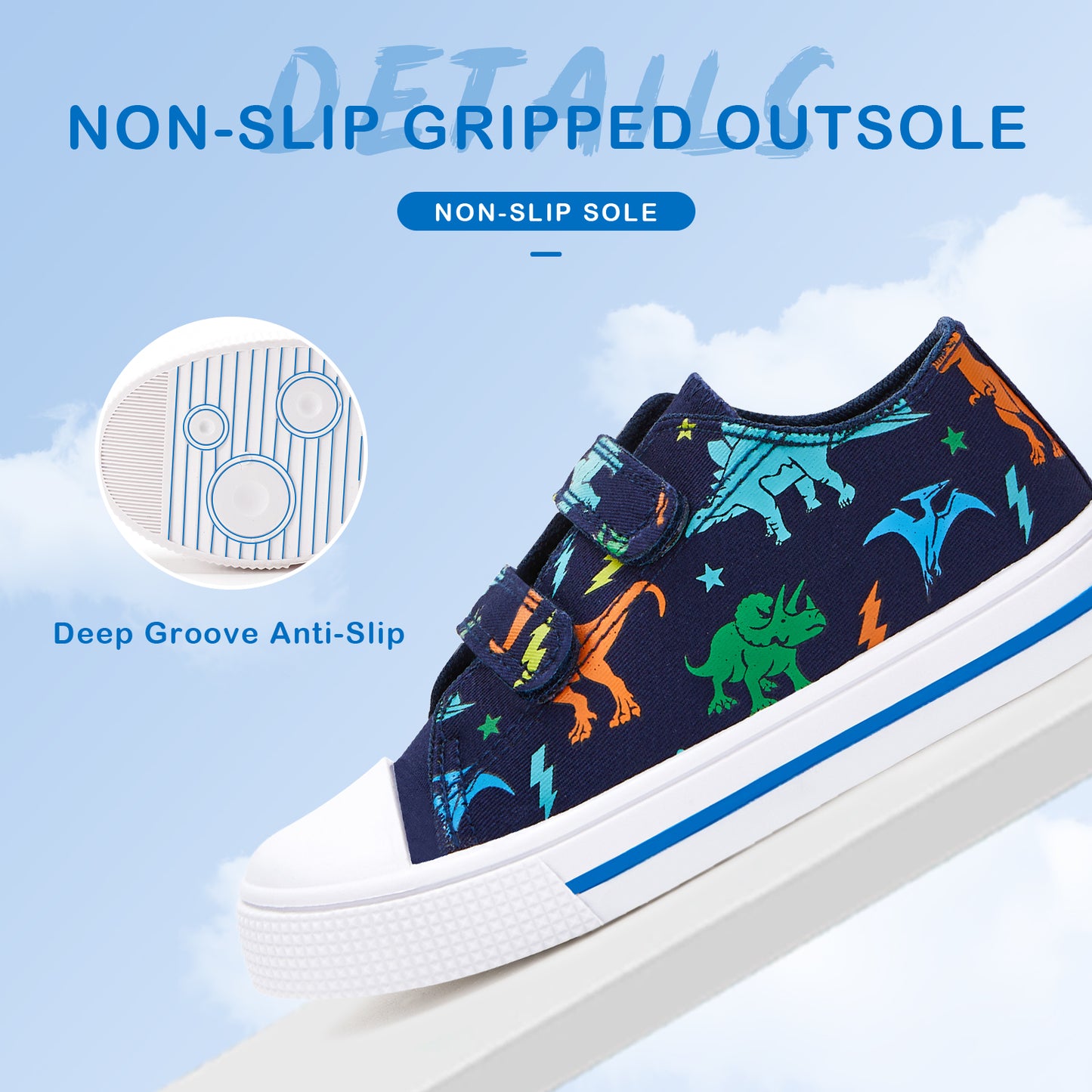 dual straps kids toddler walking shoes - funcoo