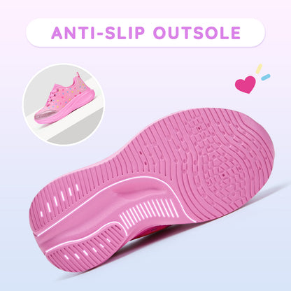 Girls Sneakers Kids Lightweight Running Shoes Dessert-inspired gradient foundation look