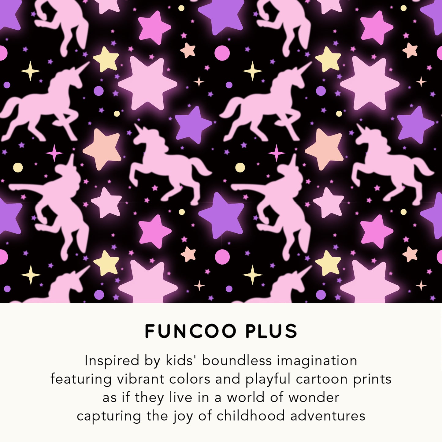 light up warm kids rain boots unicorns and stars on a black background