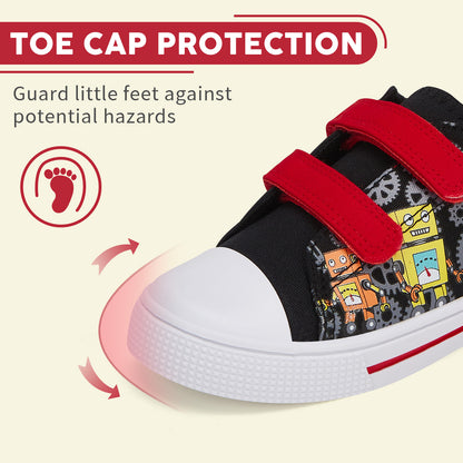 Dual Straps Kids Toddler Walking Shoes - FUNCOO