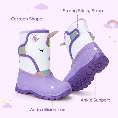 Toddler Girls Winter Snow Boots