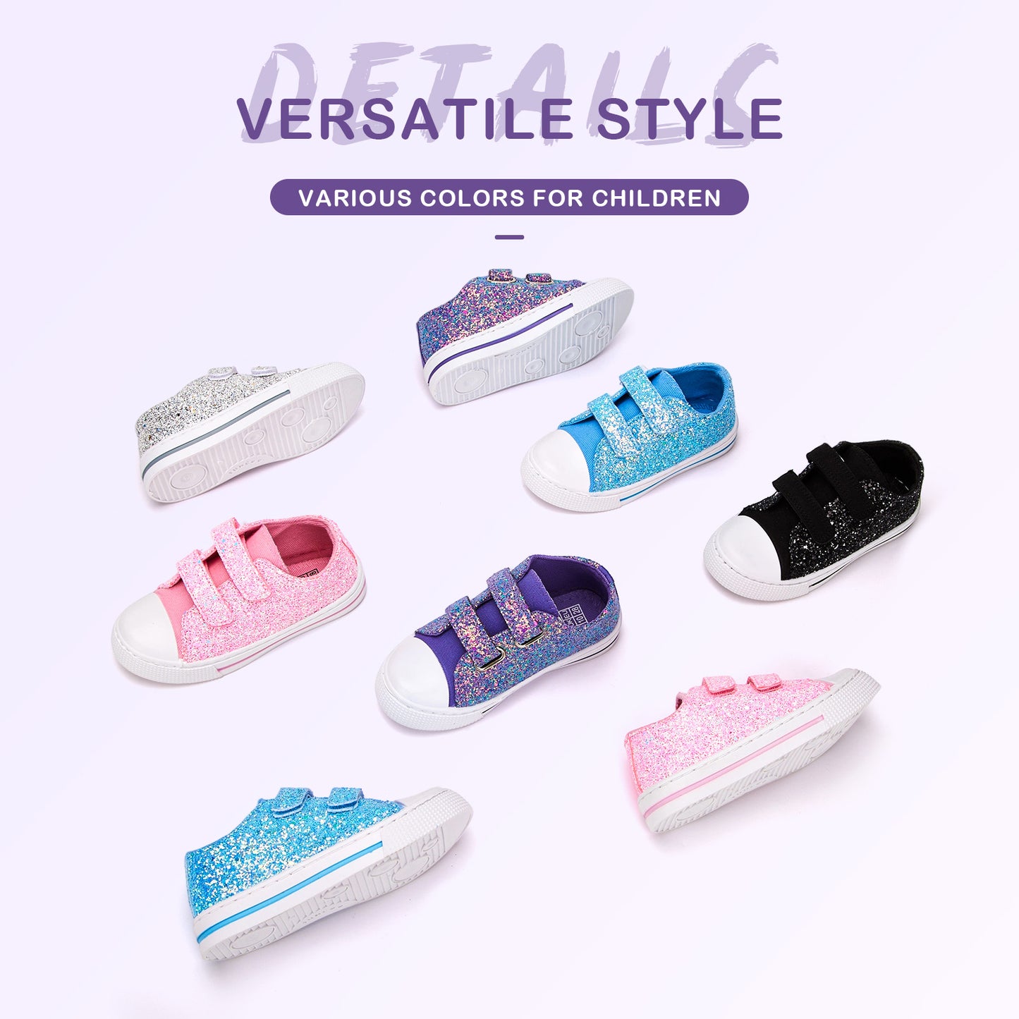 dual straps kids sneakers - funcoo