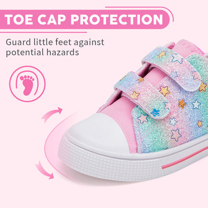 Dual Straps Kids Toddler Walking Shoes - FUNCOO