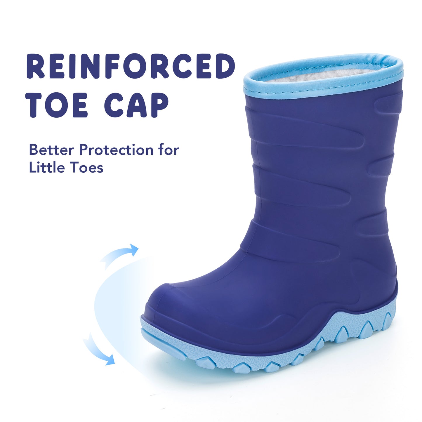 toddler kids navy winter rain boots