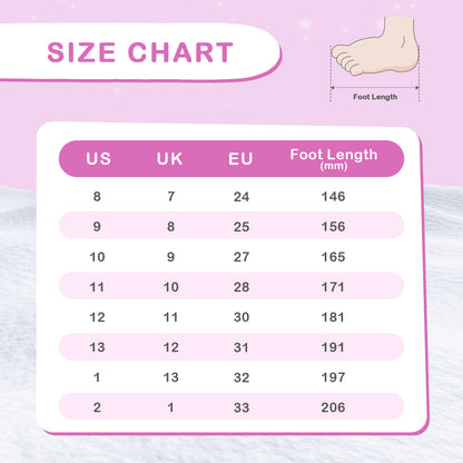 Toddler Girls Star Winter Snow Boots