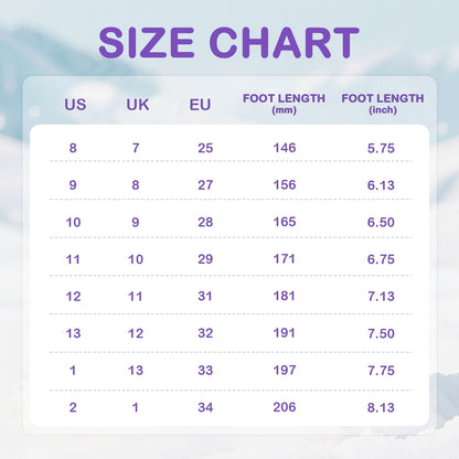 Toddler Boy Purple Narwhal Winter Snow Boots