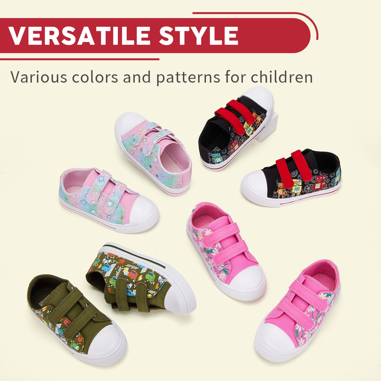 dual straps kids toddler walking shoes - funcoo