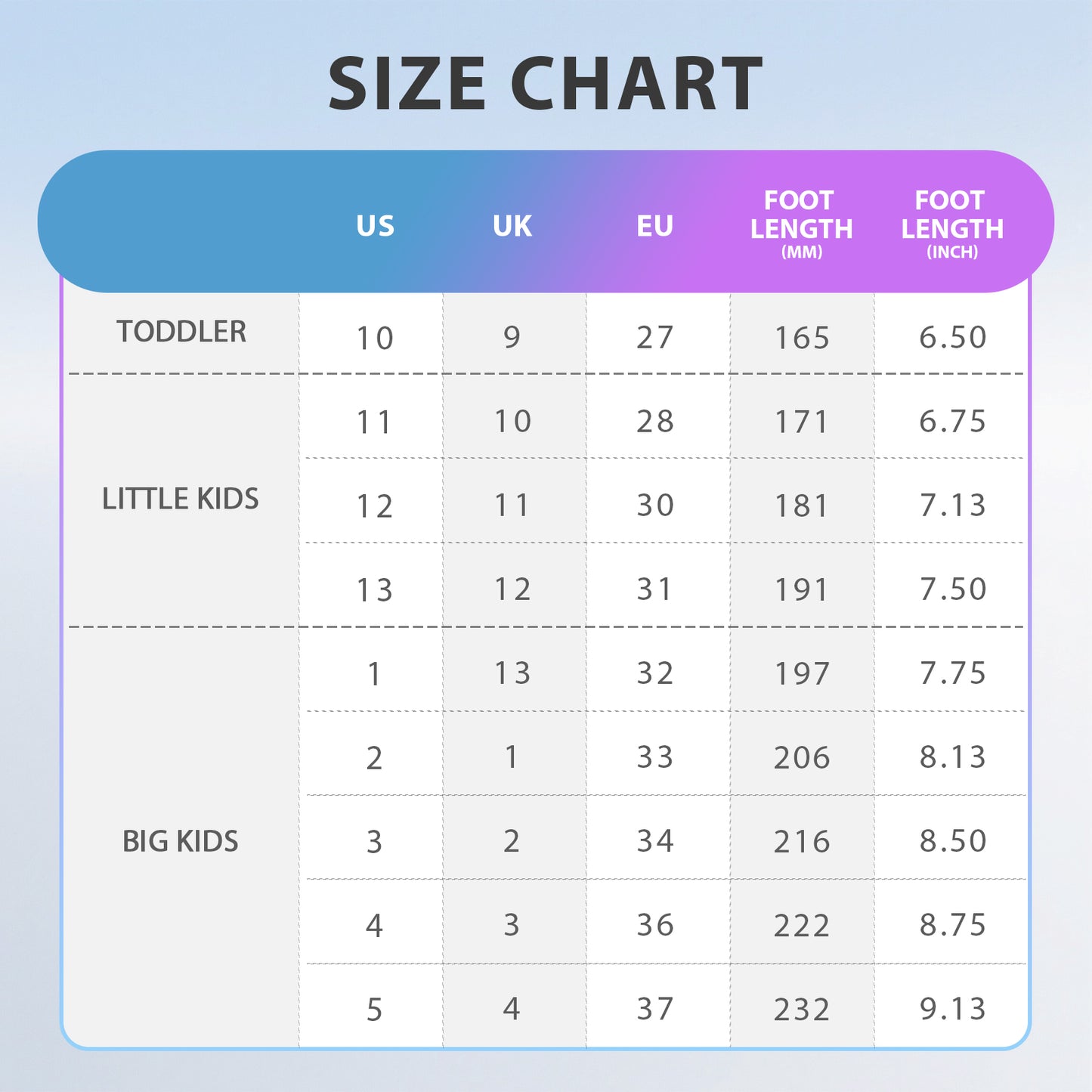 boys girls shoes unisex kids slip on school sneakers pink-purple-blue gradient
