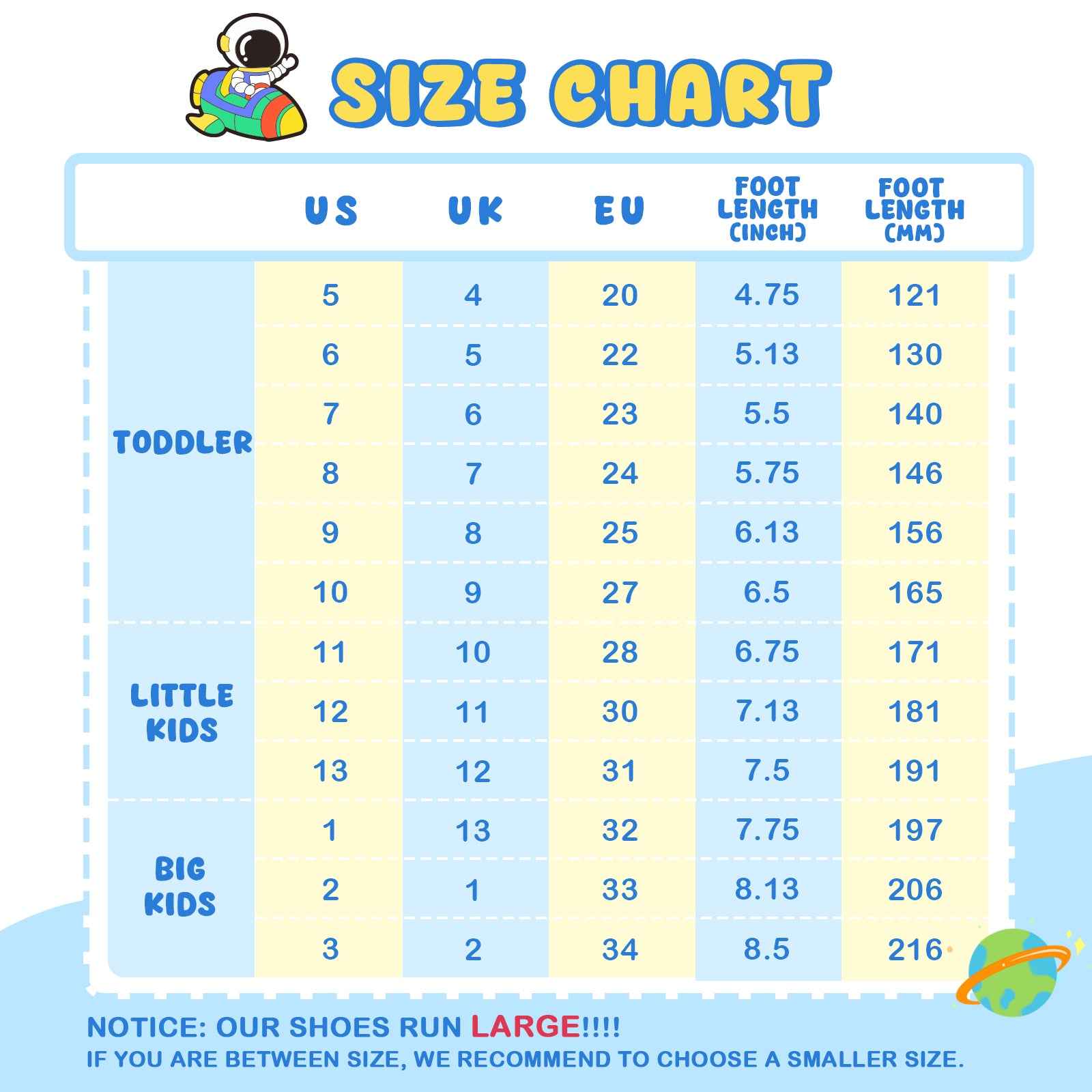 Kids Astronaut Summer Sandals - Solid Blue Space Explorer Beach Shoes - FUNCOO