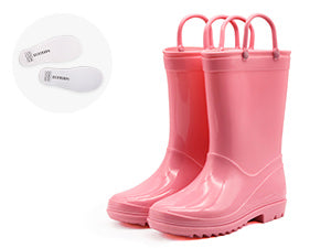 Toddler Kids Solid  Rain Boots