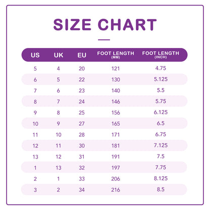 EUXTERPA Girls Light Up High Top Canvas Sneakers
